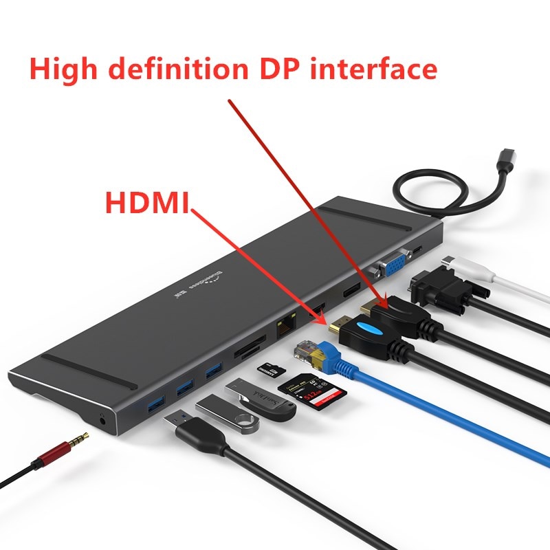 Blueendles  usb C HDMI Ƽ USB 3.0 VGA ..